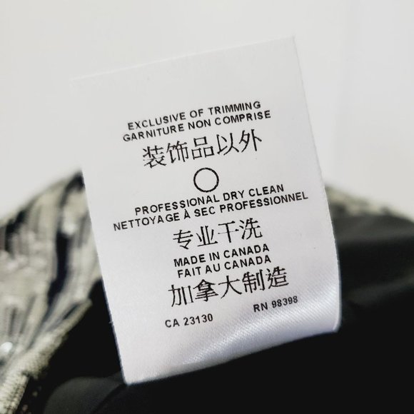 Judith & Charles Skirt Mini Metallic Sequined Luxury Silver 8 - Picture 4 of 8